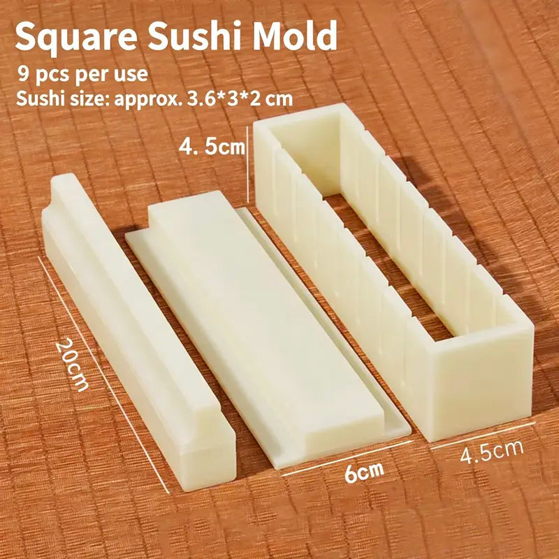 Square sushi maker mold dimensions